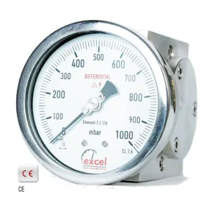 Excel Single Diaphragm Type Differential Pressure Gauge
