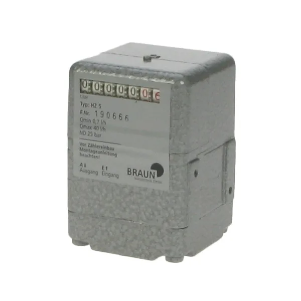 Hytek Braun HZ5 ⅛” Low Flow Meter for Heating Oil / Diesel